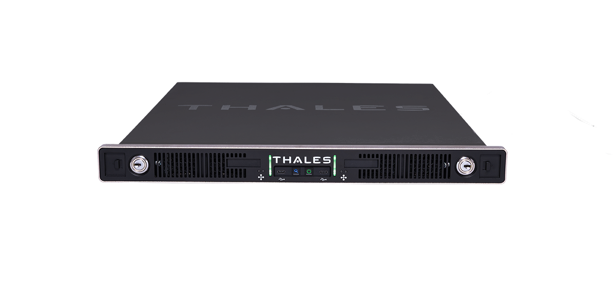 Thales Luna 8 hardware security module, front three-quarter view